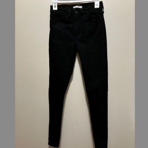 Levi’s 720 High Rise Super Skinny Jeans Women’s Size 27 Black